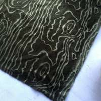 High quality 100% polyester Burnt-out velvet fabric for men's suits